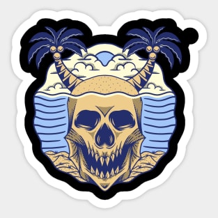 skull island Sticker